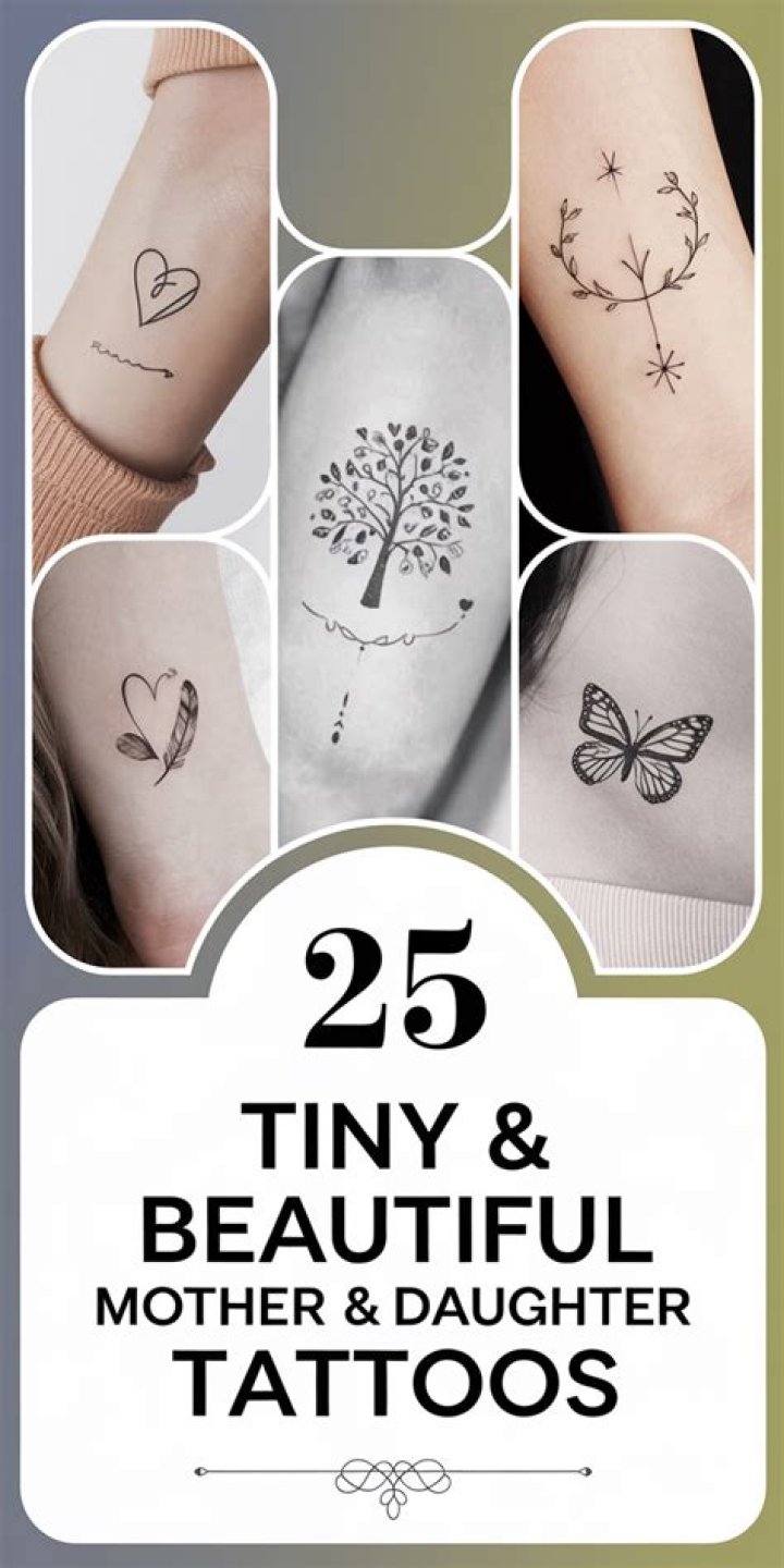 Discover Intriguing Insights About Delicate Mother-Daughter Tattoos